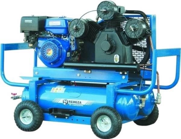 Бензиновый компрессор с ручным стартером Remeza СБ 4/С-90 W95-6 SPE390R