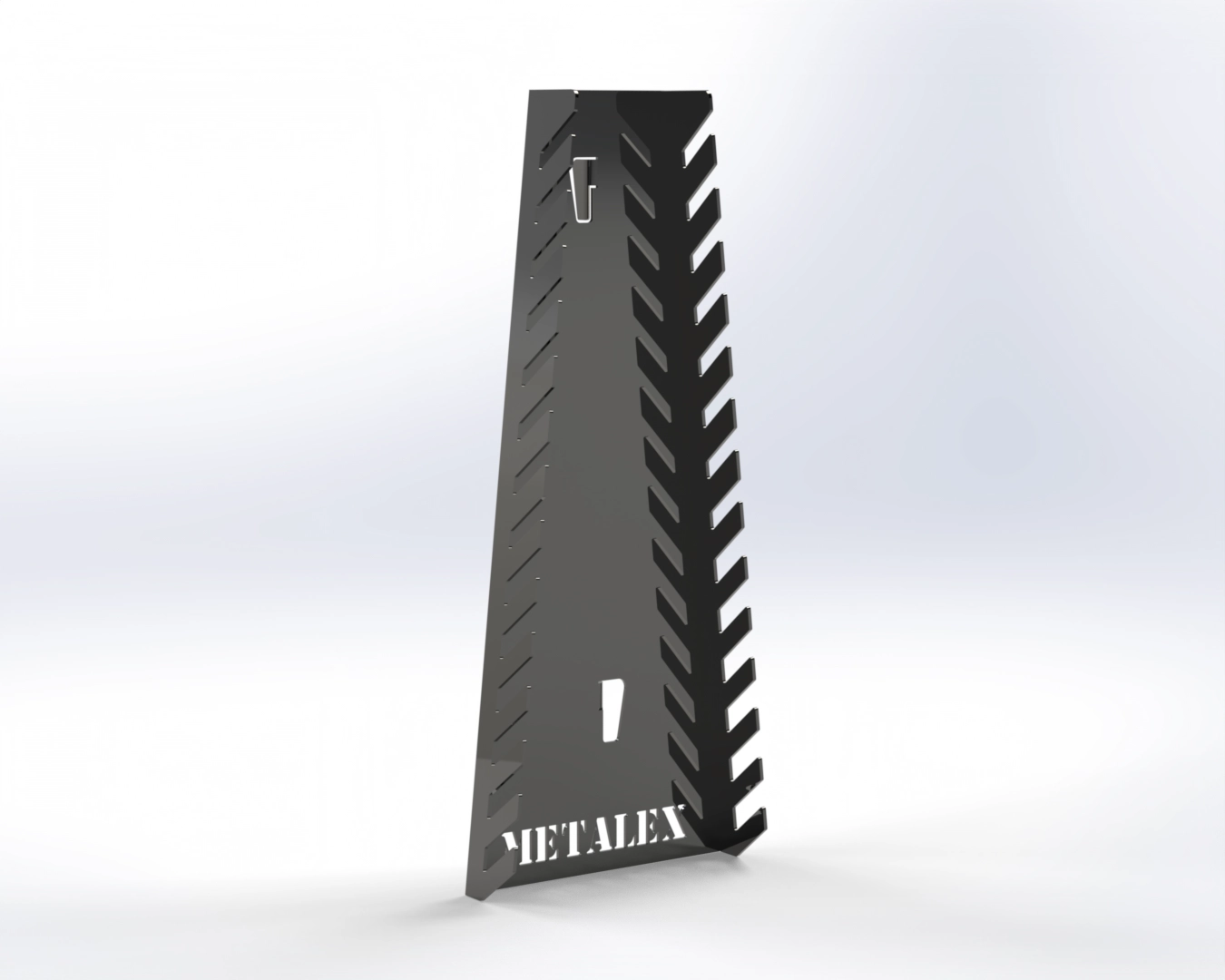 Держатель ключей Metalex расширенный чёрный