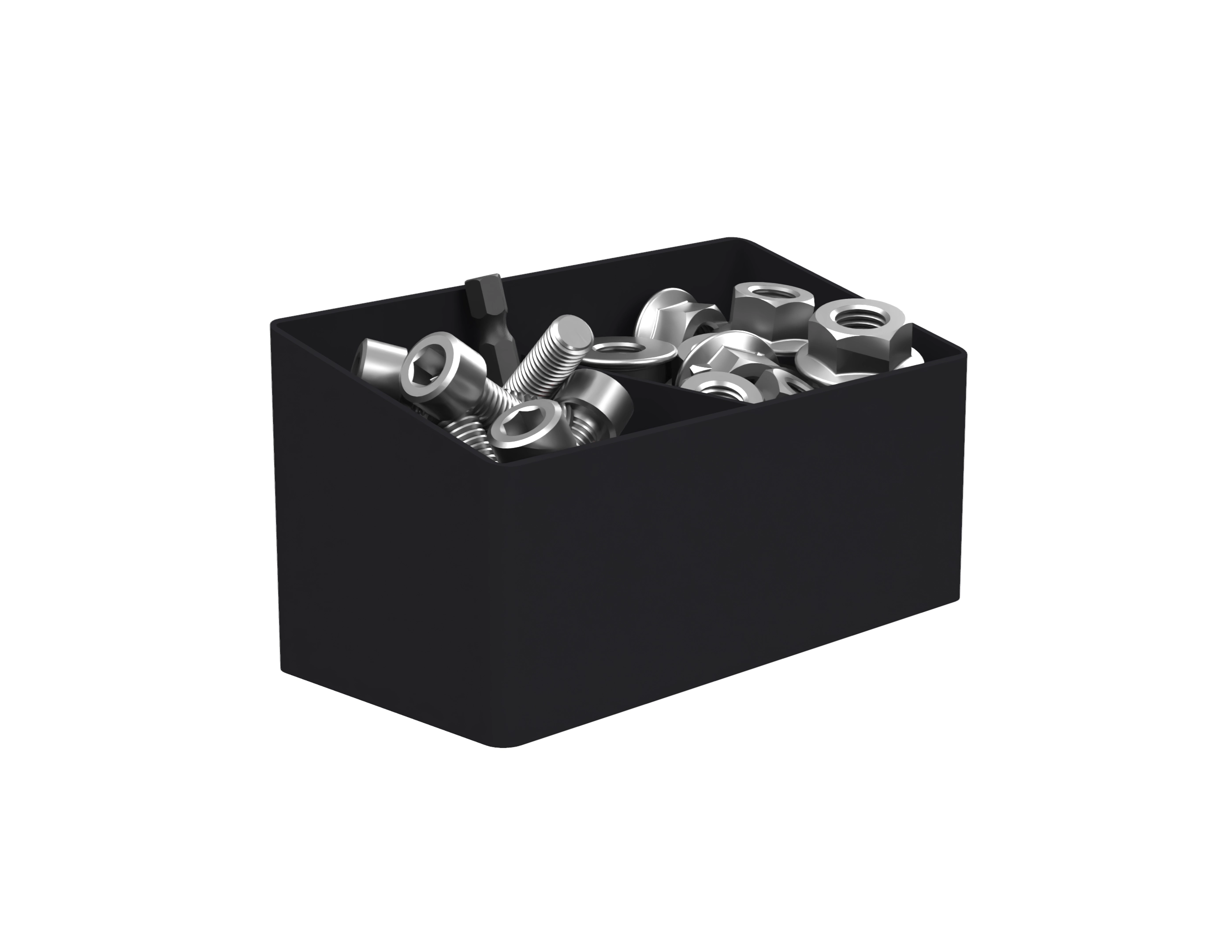 Контейнер пластиковый Metalex 120х60х60 Тип1 (Черный)