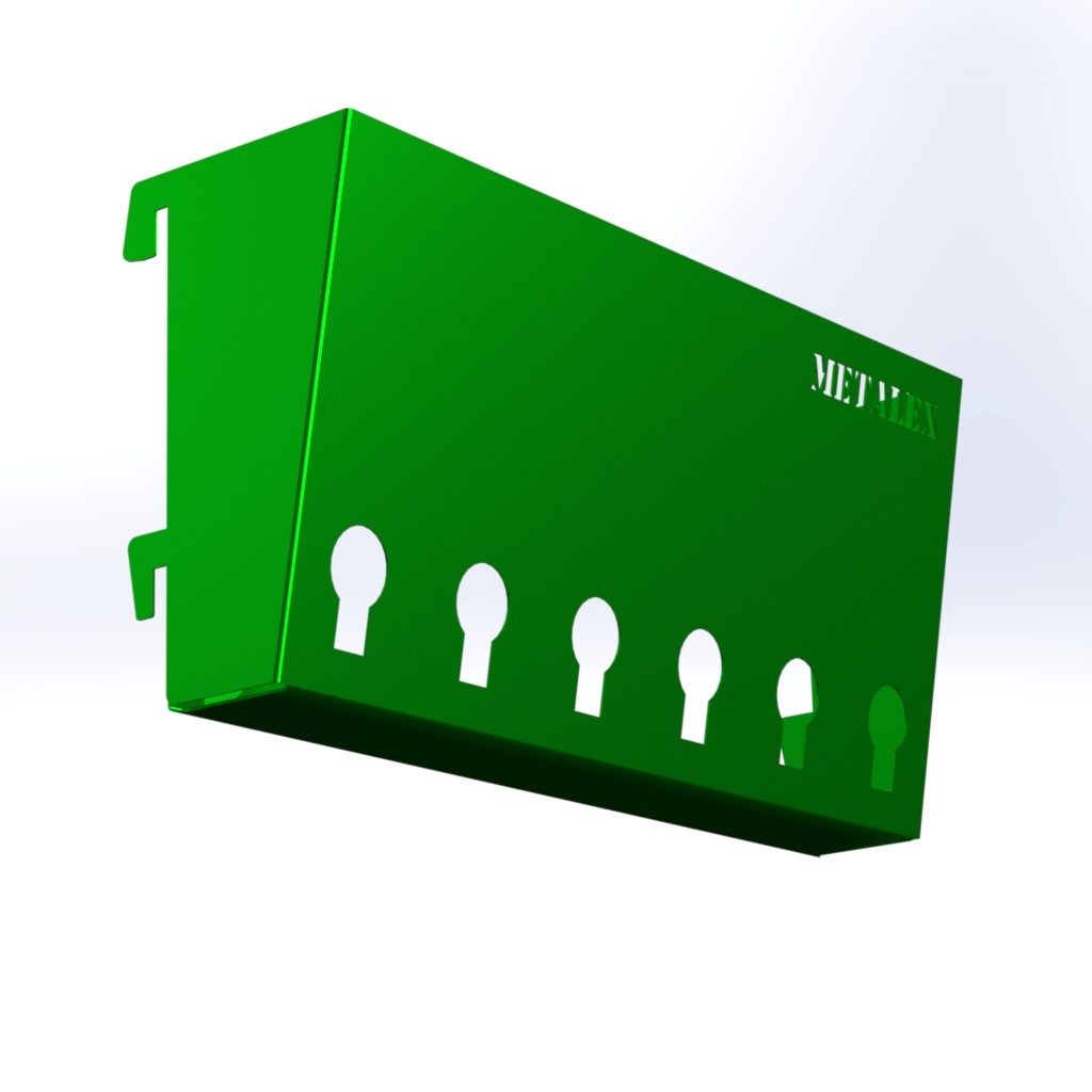 Лоток для документов Metalex 148х300 зелёный