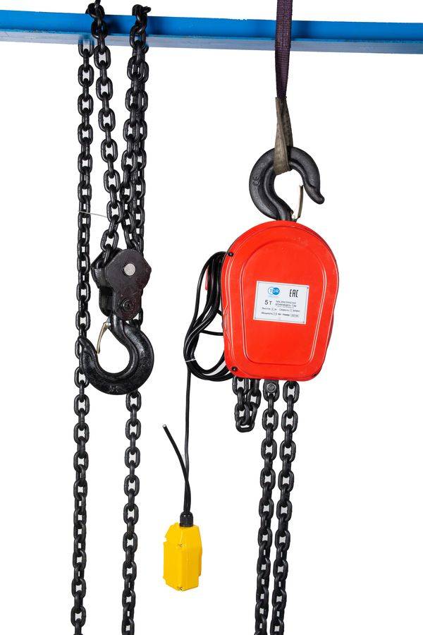 Таль стационарная  5т  6м 380В электрическая цепная TOR DHS (серия J)