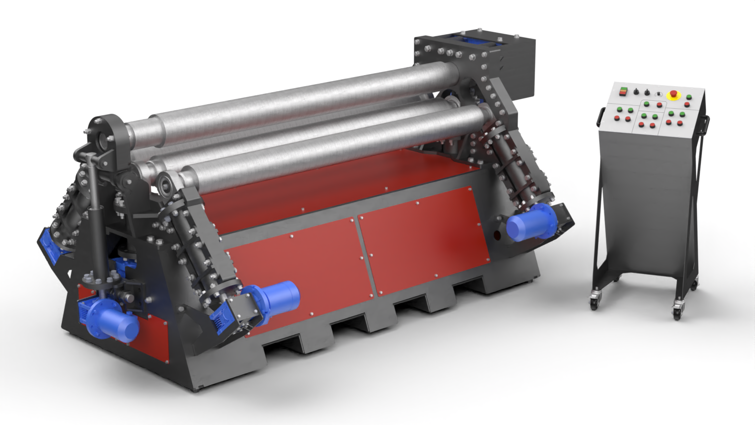 Станок Вальцы 4-х валковые RME-1300x2 мм