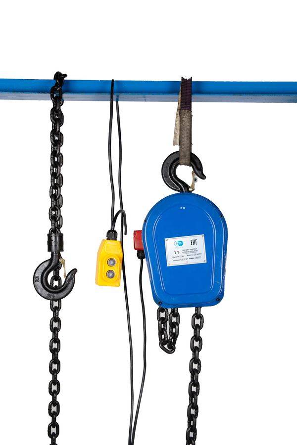Таль стационарная  3т  6м 380В электрическая цепная TOR DHS (серия J)