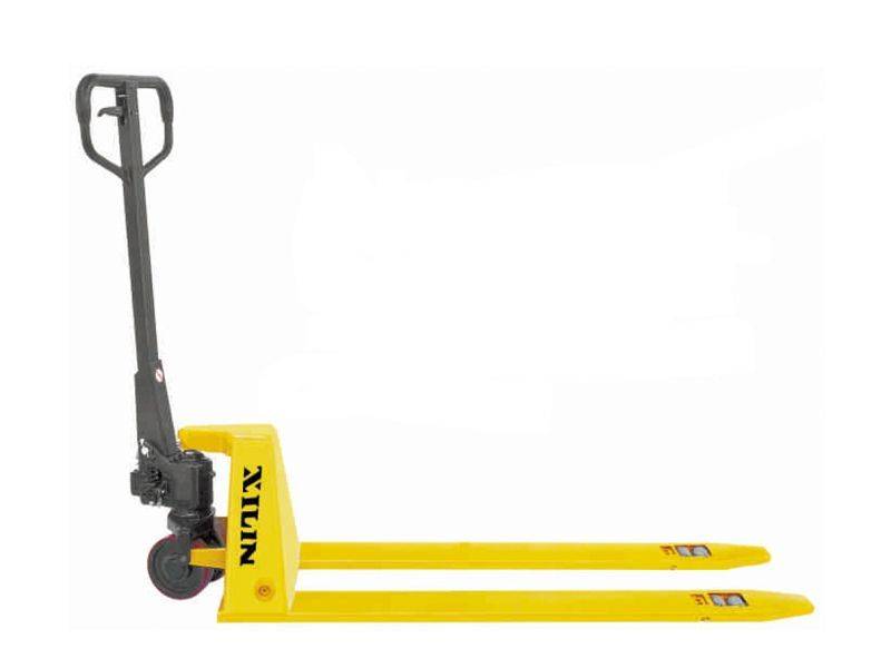 Тележка гидравлическая низкопрофильная 52 мм 1500 кг 1150 мм полиуретановые колеса XILIN BFL15