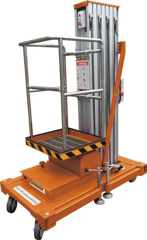 Телескопический подъемник GROST Single 0.125-9