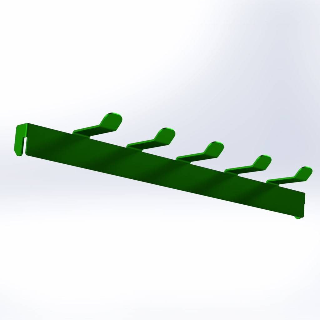 Многофункциональные крючки Metalex 35х302 зелёный