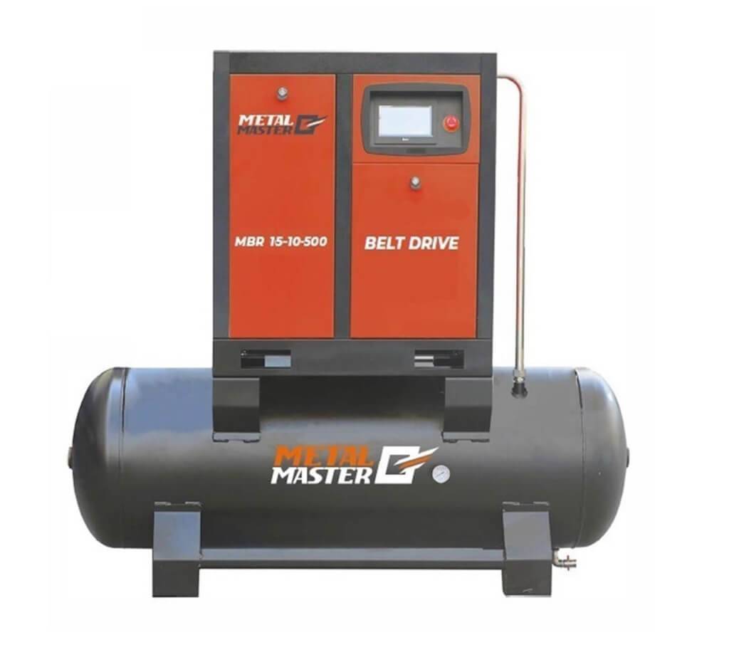 Компрессорная станция 2 в 1 с ременным приводом Metal Master MBR 15-10-500