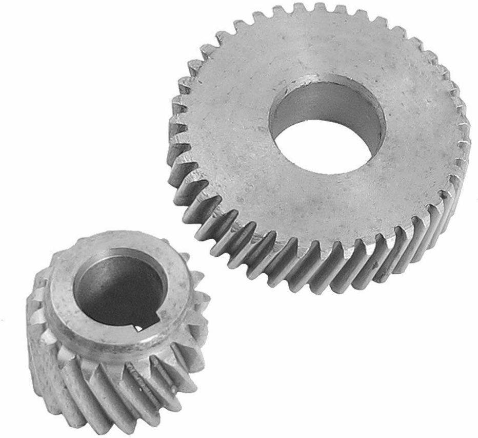 Шестерня косозубая (в сборе со втулкой к маховику) для резчика GQ50