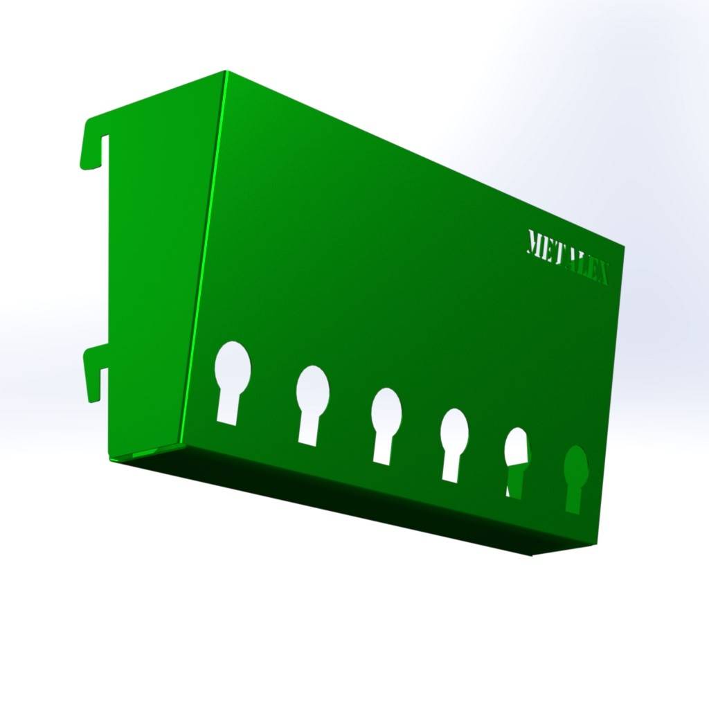 Лоток для документов Metalex 148х300 зелёный