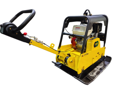 Виброплита реверсивная гидравлическая TOR CY-350 300кг, 40кН (Honda) чугунная плита