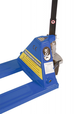 Тележка гидравлическая 2500 кг 1150 мм резиновые колеса TOR RHP(BF) PRO