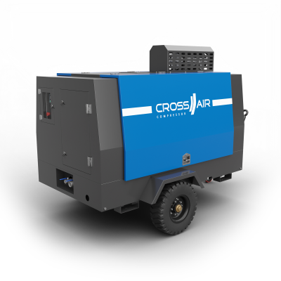 Дизельный стационарный компрессор Borey102-7BZ с ПЖД