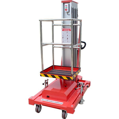 GROST Single Mast Drive 125-9 AC/DC Самоходный телескопический подъемник с питанием от аккумуляторов.