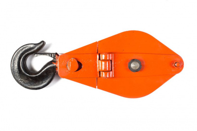 Блок монтажный однорольный с  крюком TOR HQG(L) K1-5,0 т с откидной щекой