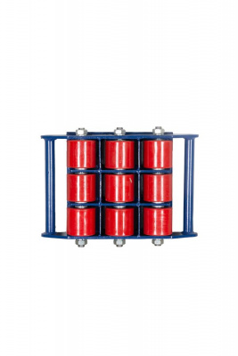 Роликовая платформа поворотная TOR CRA-9 г/п 15 т (без ручки)