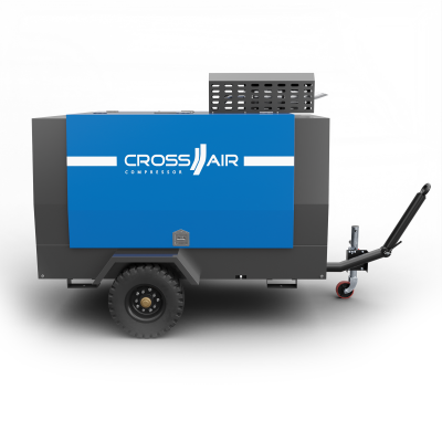 Дизельный передвижной компрессор Borey88-10FZD с осушителем и ПЖД