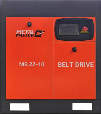 Винтовой компрессор с ременным приводом Metal Master MB 22-10