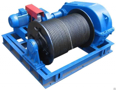 Лебедка монтажная ЛМ-8А 250м (с канатом)