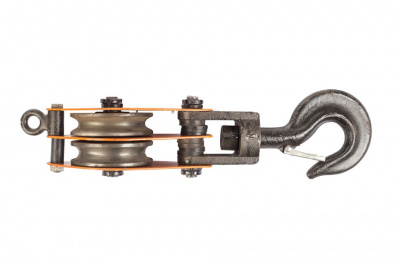 Блок монтажный двухрольный с крюком TOR HQG(L) K2-2,0 т