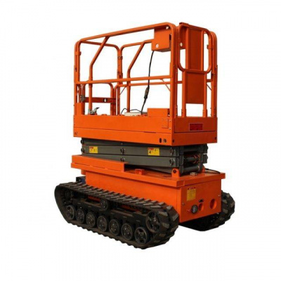 Подъемник ножничный самоходный гусеничный  320 кг 9,75/11,75 м TOR GTJZ1012LD  DC аккумуляторный