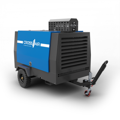 Дизельный передвижной компрессор Borey88-10FZD с осушителем и ПЖД