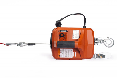 Лебедка электрическая переносная TOR SQ-04 250 кг 8,0 м 220 В с пультом